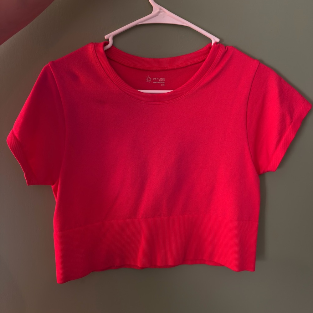 Aerie Seamless Crewneck Crop Top
